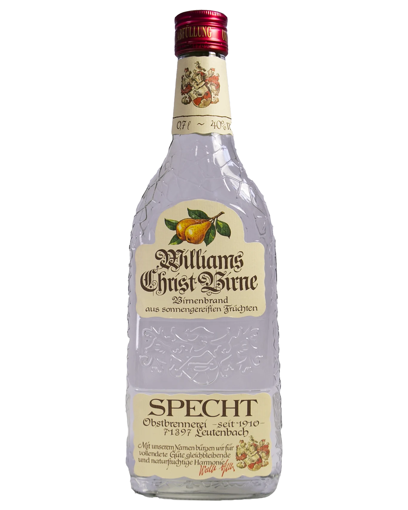Specht Williams Christ Birne 700mL
