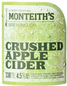 Monteiths Crushed Apple 50L Keg - 4.5% ABV