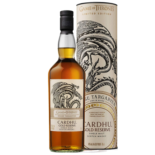 Cardhu Gold Reserve Game of Thrones House Targaryen Limited Edition Single Malt Scotch Whisky
