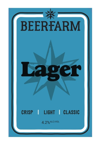 Beerfarm Lager 50L Keg - 4.2% ABV